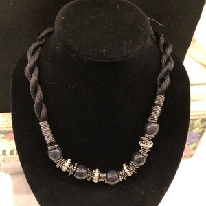 Black and Silver Necklace